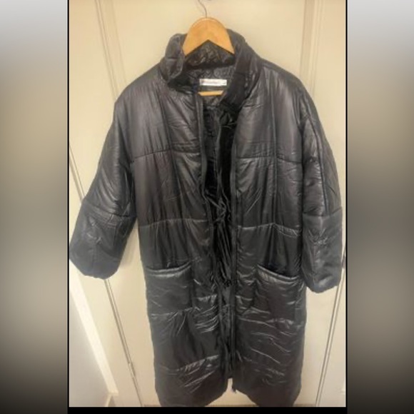 'Queen' print oversized padded jacket Size M - Picture 2 of 6